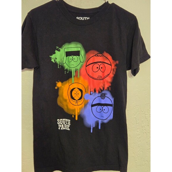 Southpark Spray Paint Mens T-Shirt Small - Picture 1 of 4